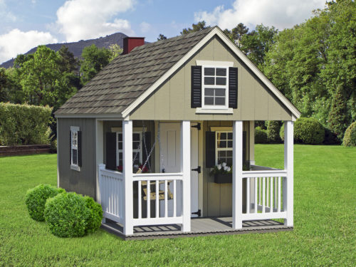 2 story outdoor playhouse