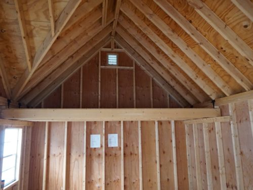 alpine shed interior view