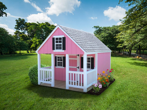 pink kids playhouse